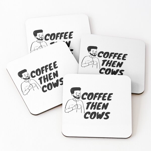 Item preview, coffee then cows designed and sold by leonmarket.
