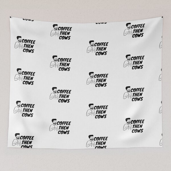Item preview, coffee then cows designed and sold by leonmarket.
