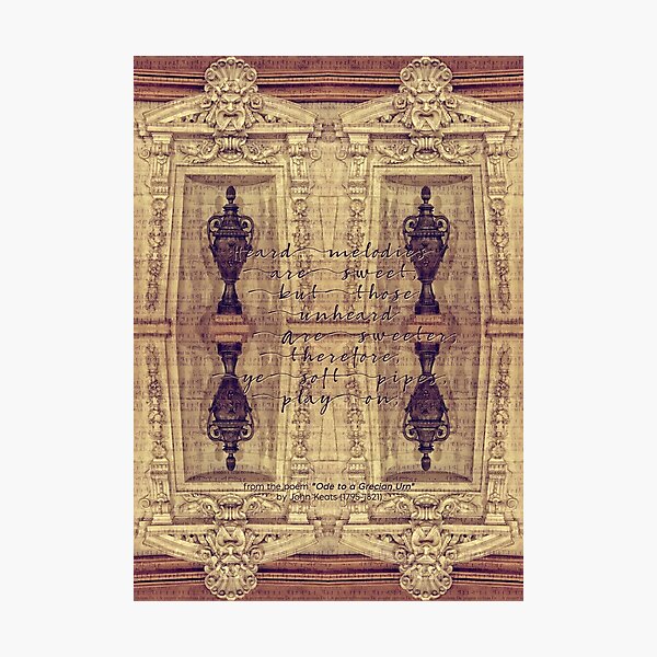 Ode to a Grecian Urn Palais Garnier Paris France Photographic Print