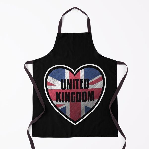 Item preview, United Kingdom Heart Icon with Bold Text and Flag Overlay designed and sold by dylanxh.