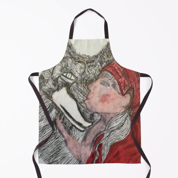 Artikelvorschau, Kleiner Roter und Wolf entworfen und verkauft von Bluebell art.