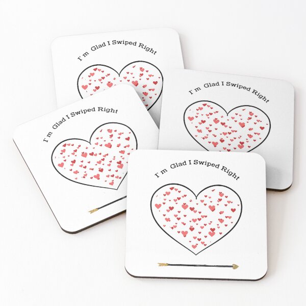 Item preview, I' m Glad I Swiped Right  valentine's day designed and sold by Ojoe studio.