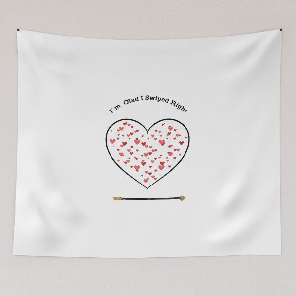 Item preview, I' m Glad I Swiped Right  valentine's day designed and sold by Ni Faycal.