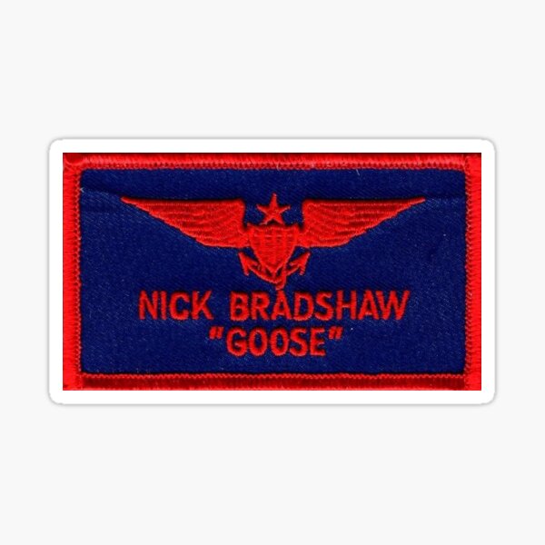 Goose Patch Top Gun Sticker For Sale By Melreyna5 Redbubble