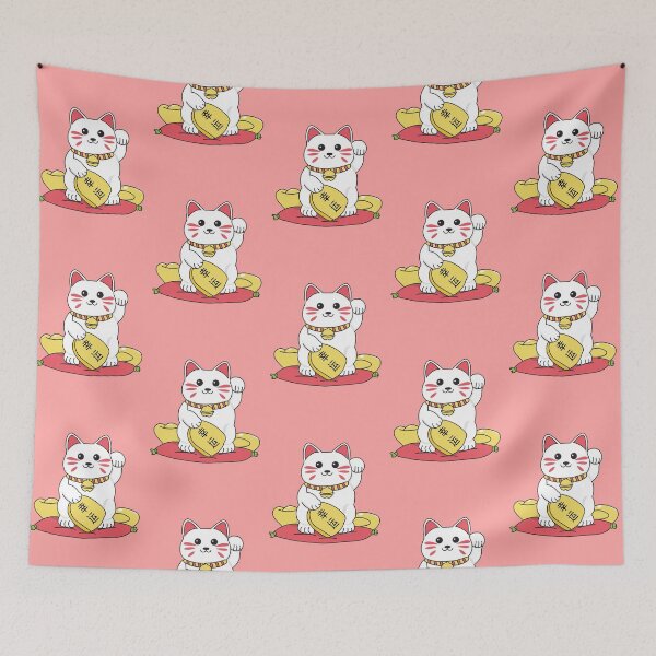 Item preview, Kawaii Maneki Neko designed and sold by YueHeng Creates ⭐⭐⭐⭐⭐.