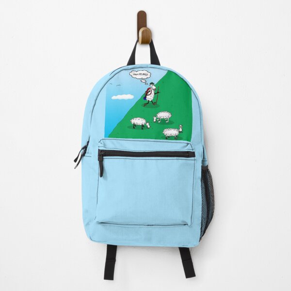 Item preview, Mountain Climbing Sheep designed and sold by Out to Lunch Cartoons and More.