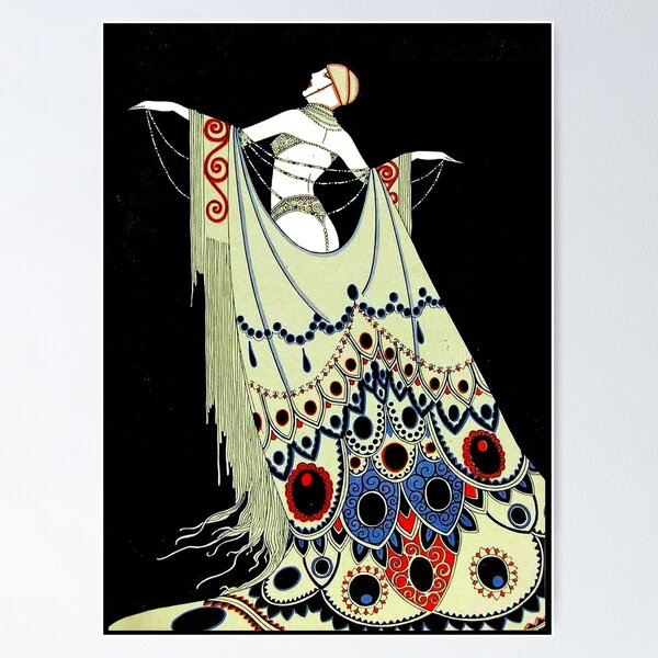 Item preview,  FLAPPER : Vintage 1929 Art Deco Beautiful Print designed and sold by posterbobs.