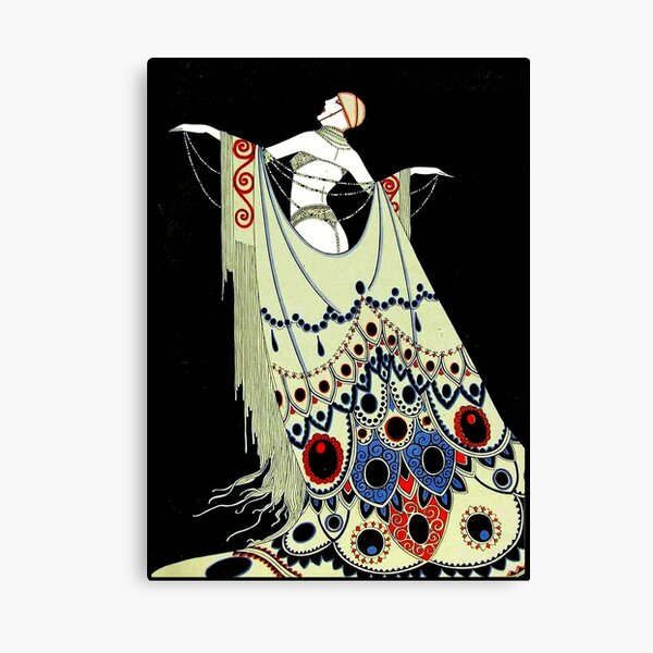 Vista previa del artículo con la obra « FLAPPER: Vintage 1929 Art Deco hermoso estampado», diseñado y vendido por posterbobs.