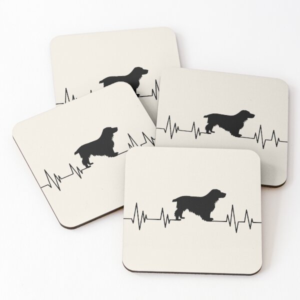 Item preview, Cocker Spaniel dog Heartbeat dog Heartbeat dog Silhouette  designed and sold by ELmezz.