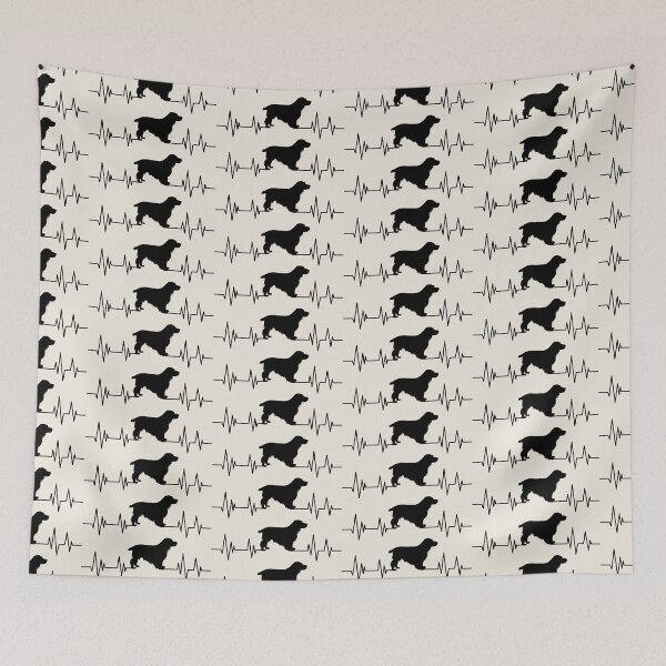 Item preview, Cocker Spaniel dog Heartbeat dog Heartbeat dog Silhouette  designed and sold by ELmezz.
