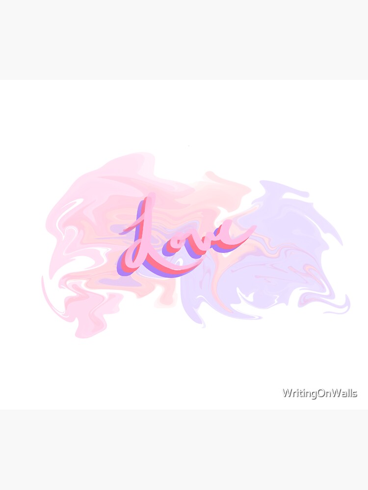 "Pastel Love TieDye Design" Sticker for Sale by WritingOnWalls Redbubble