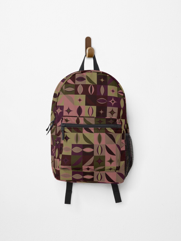 Thumbnail 1 of 3, Backpack, Abstract-Mosaic-Pattern designed and sold by 2411.