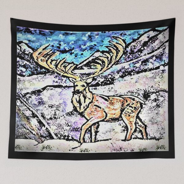 Item preview, Winter Stag designed and sold by craftsbydaphy.