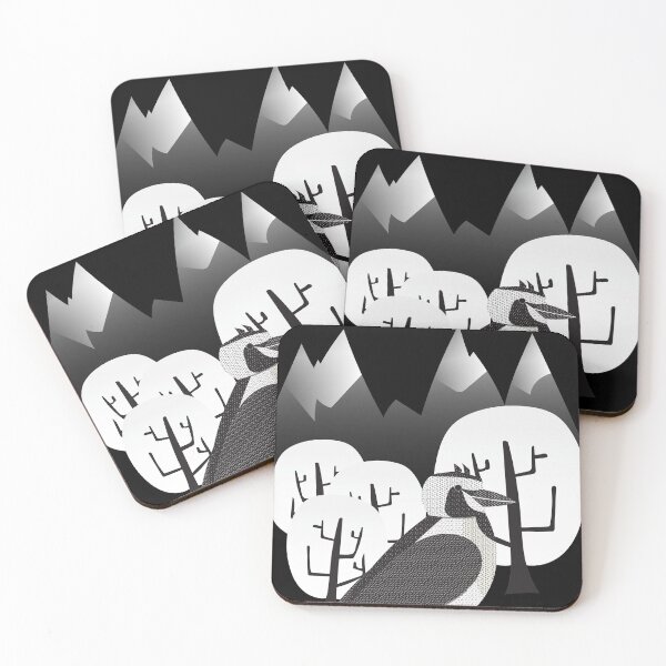 Item preview, Cute Lark bird Black version designed and sold by Give Me that Pencil.