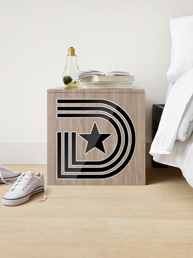 D-town Black Star Sticker for Sale by D214