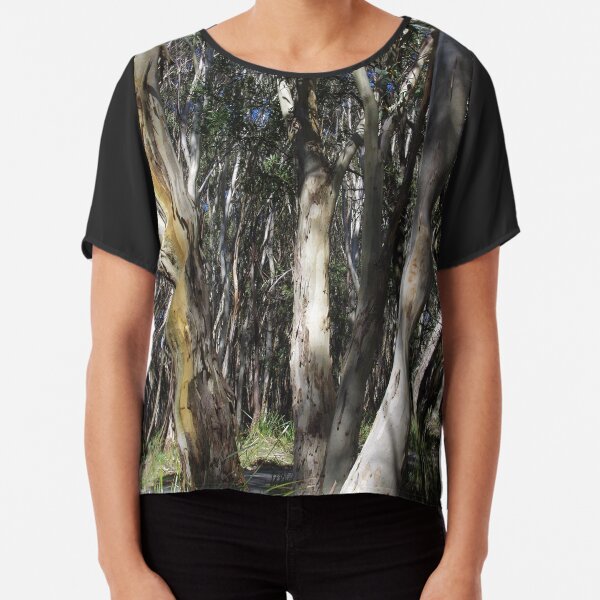 A Group Of Eucalypt Trees Chiffon Top