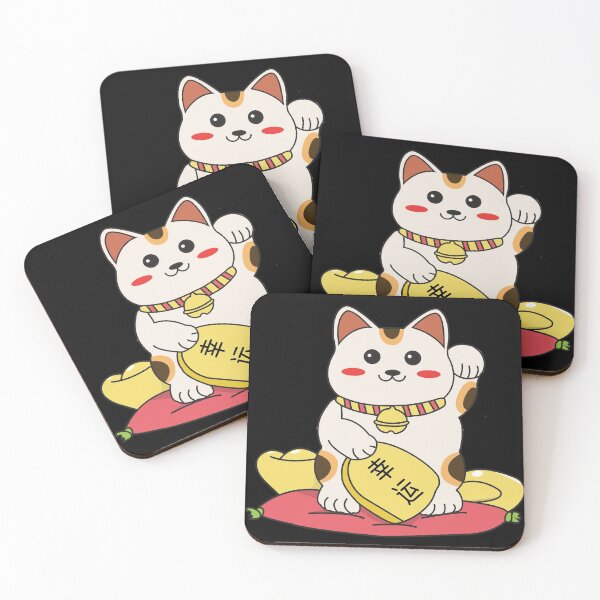 Item preview, Kawaii Maneki Neko designed and sold by YueHeng Creates ⭐⭐⭐⭐⭐.