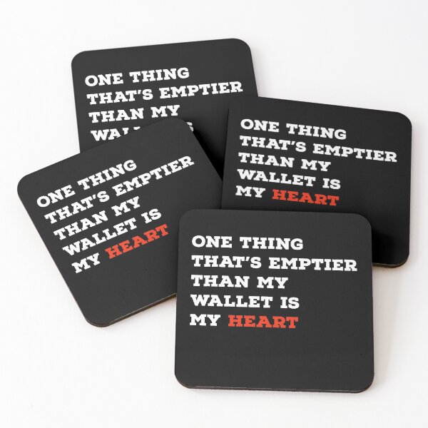 Item preview, My Empty Heart And Wallet designed and sold by Naive-Genius.