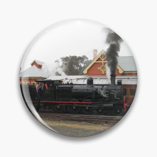 Item preview, 3016 Steam train outside Queanbeyan Station designed and sold by RogerRoy.