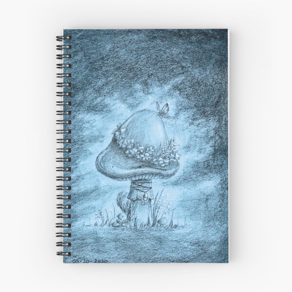 Item preview, Fairy Mushroom (Blue) designed and sold by Tatyanna Francis.