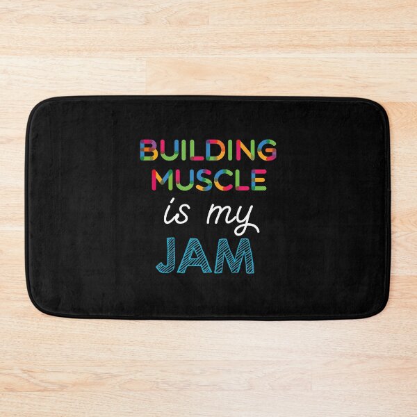 Item preview, Building Muscle is my Jam. Funny Building Muscle Design designed and sold by Custom365.