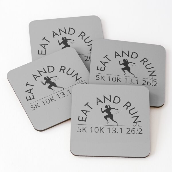 Item preview, Eat And Run Woman Runner 5K 10K 13.1 26.2 Gift designed and sold by Damitparasayo.