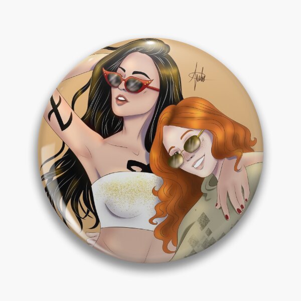 Artikelvorschau, Izzy Lightwood und Clary Fairchild - TMI entworfen und verkauft von juliacarstairss.