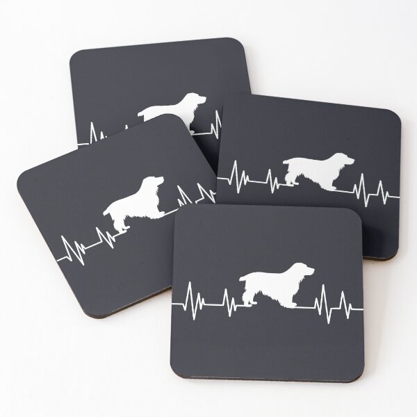 Item preview,  Cocker Spaniel dog Heartbeat dog Heartbeat dog Silhouette  designed and sold by ELmezz.