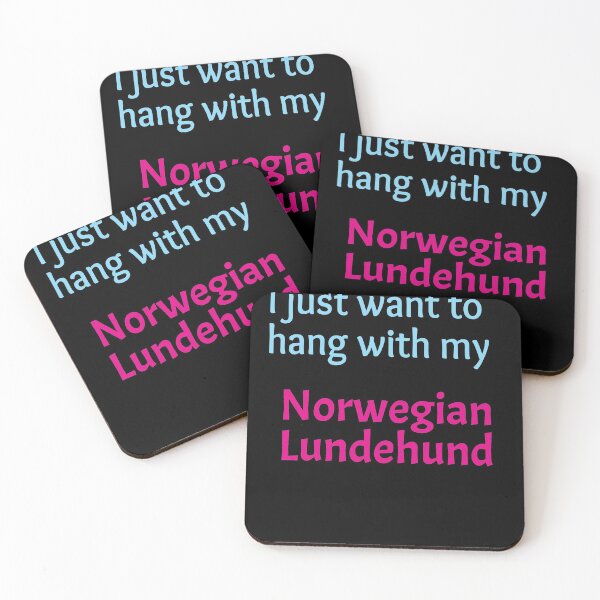Item preview, Norwegian Lundehund, I just want to hang with my Norwegian Lundehund designed and sold by amrmab.