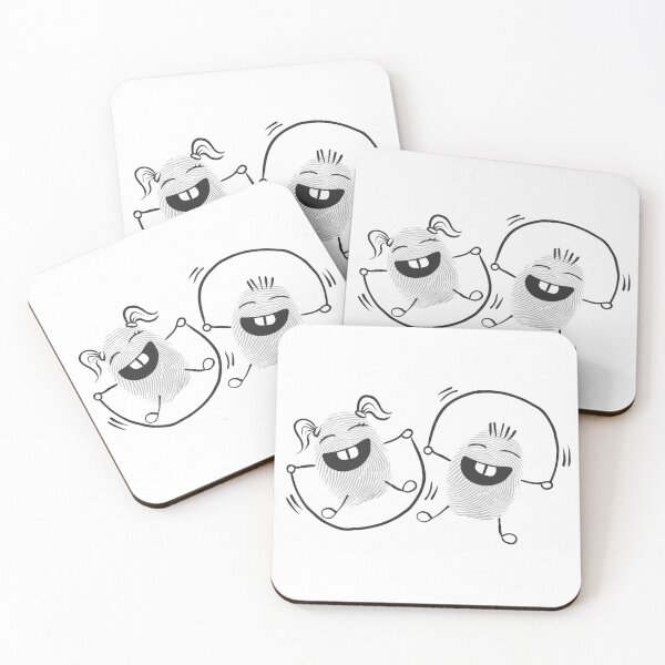Item preview, CUTE FINGERPRINT MONSTERS designed and sold by creativeliberty.