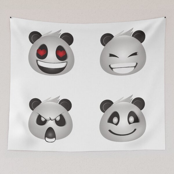 Item preview, Kawaii Panda Bears Pack 4 designed and sold by miTeless seDign.