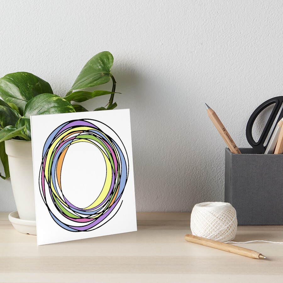 Item preview, Art Board Print designed and sold by first-draft.