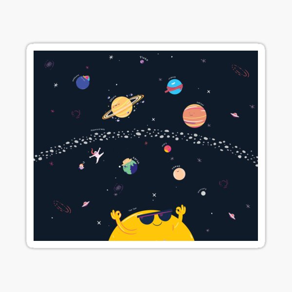Out of Space Map Sticker
