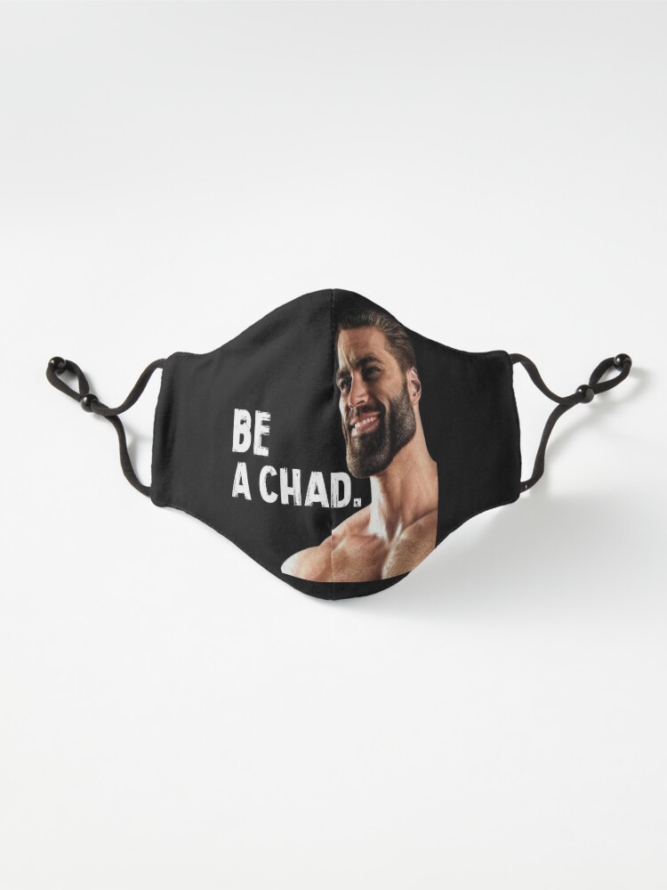 Chad Gigachad Mask Mask Cloth Reusable Print Filter Washable