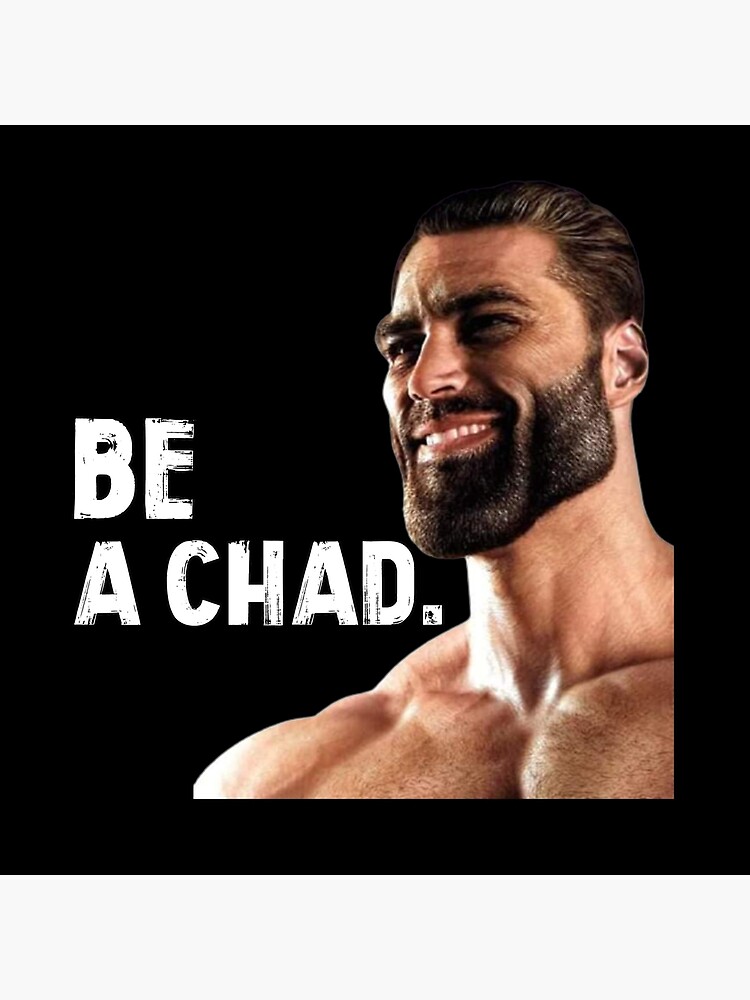 Gigachad Meme Funny Giga Chad Photoshop Pillow -  Portugal