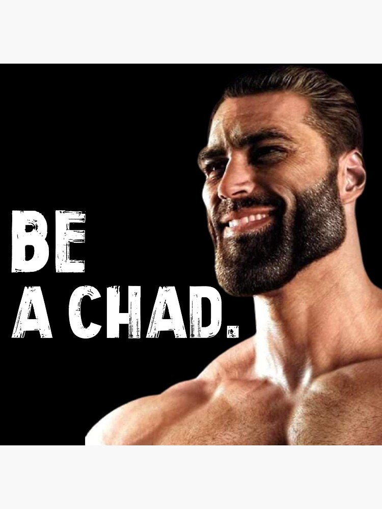 Gigachad Meme | Greeting Card