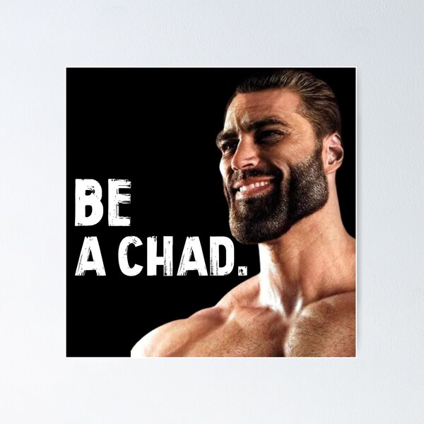 Trends Ouch! Chad Meme Design Incel Stronk Tough Guy Work Out Gym