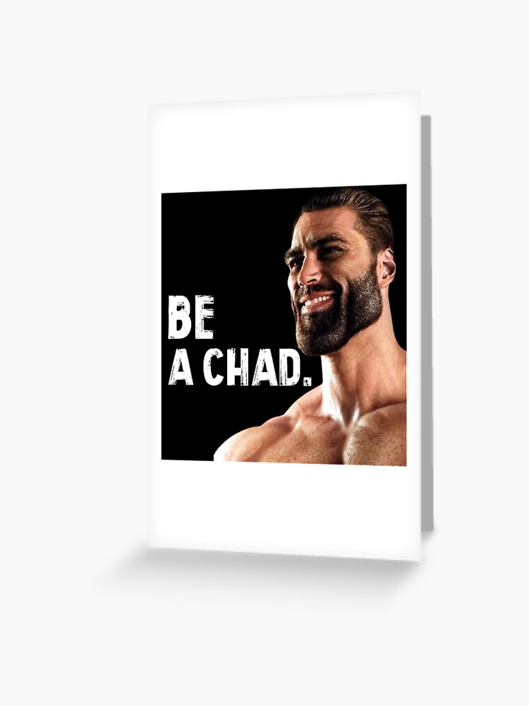 Gigachad Meme | Greeting Card