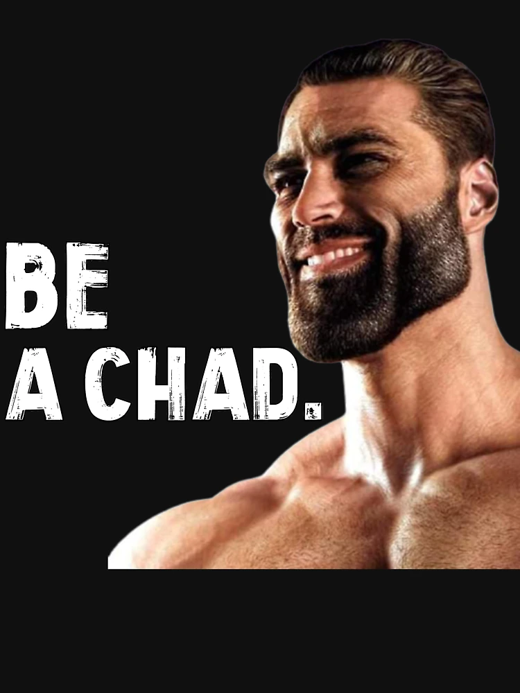 Giga Chad Meme Sweater - Bodybuilder Gym Sweatshirt for Fans