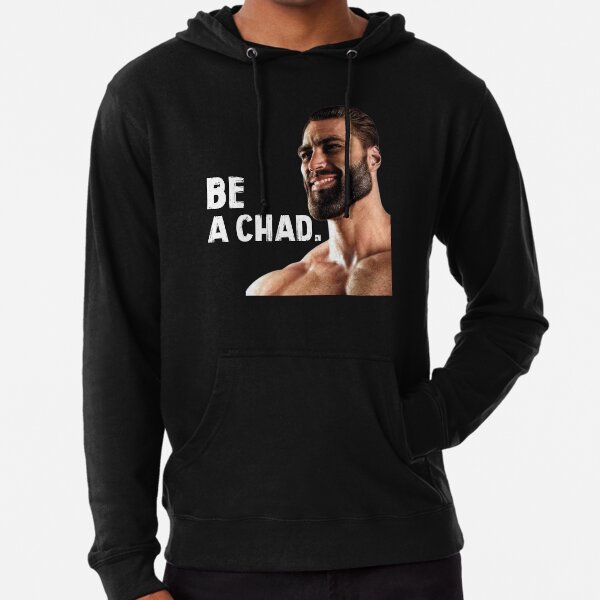 Giga Chad Meme Sweater - Bodybuilder Gym Sweatshirt for Fans