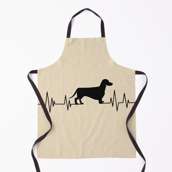 Item preview, Dachshund Heartbeat wiener dog Heartbeat Silhouette badger dog designed and sold by ELmezz.