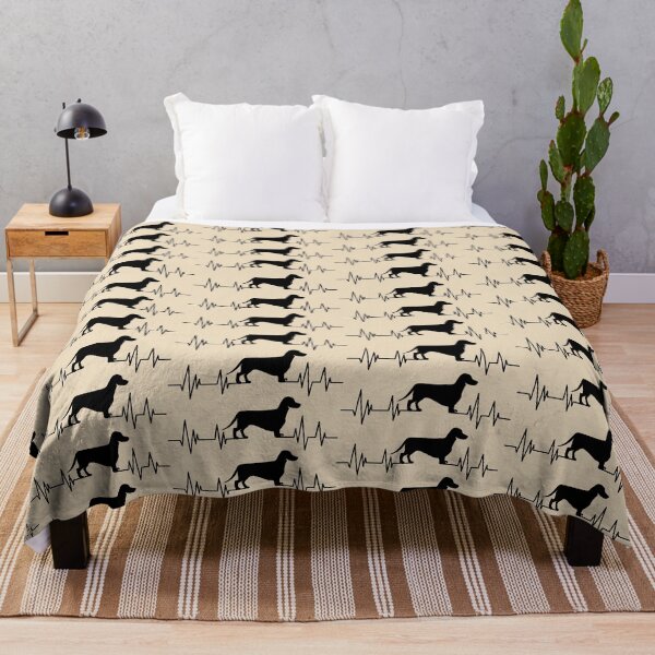 Item preview, Dachshund Heartbeat wiener dog Heartbeat Silhouette badger dog designed and sold by ELmezz.