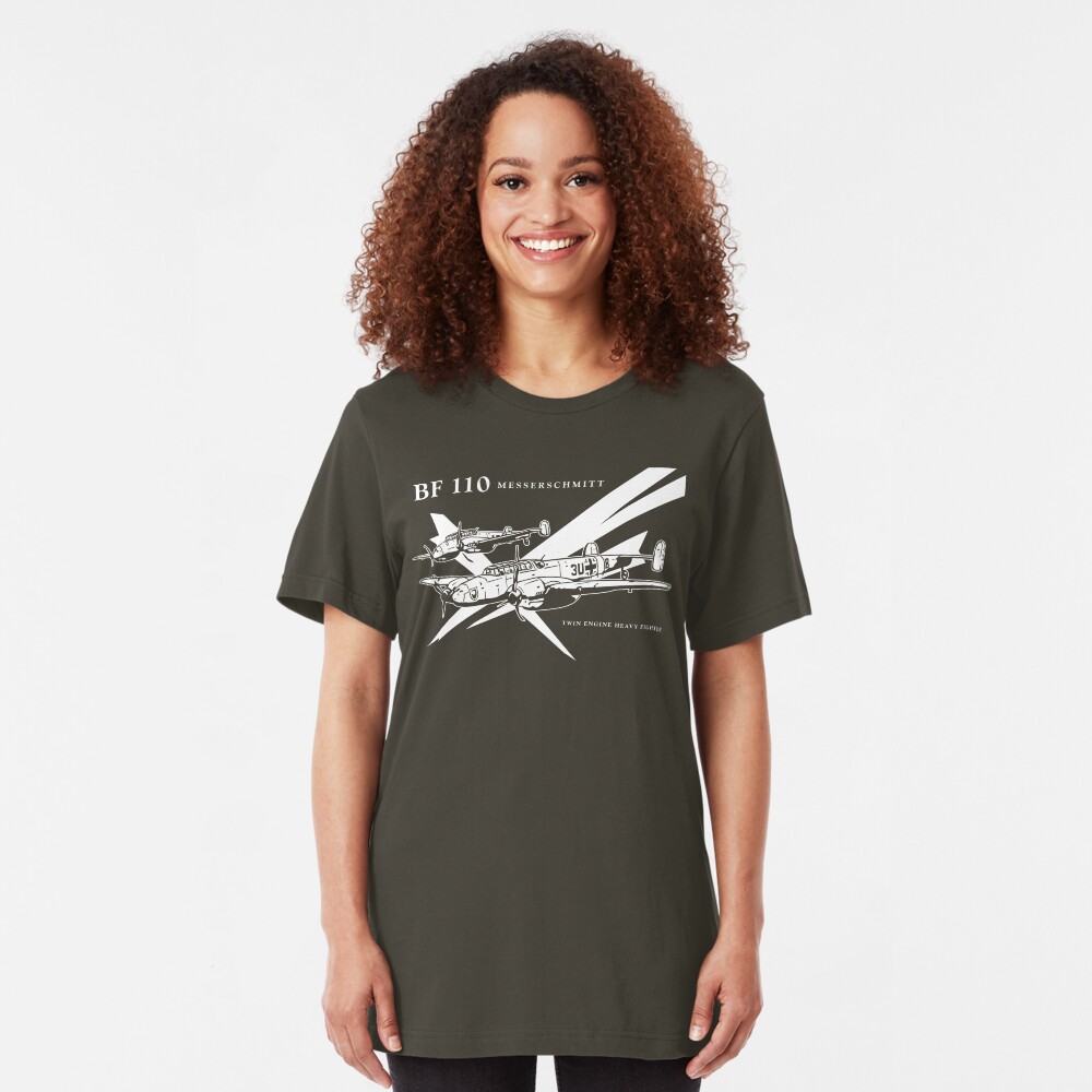 Messerschmitt BF 110 Slim Fit T-Shirt