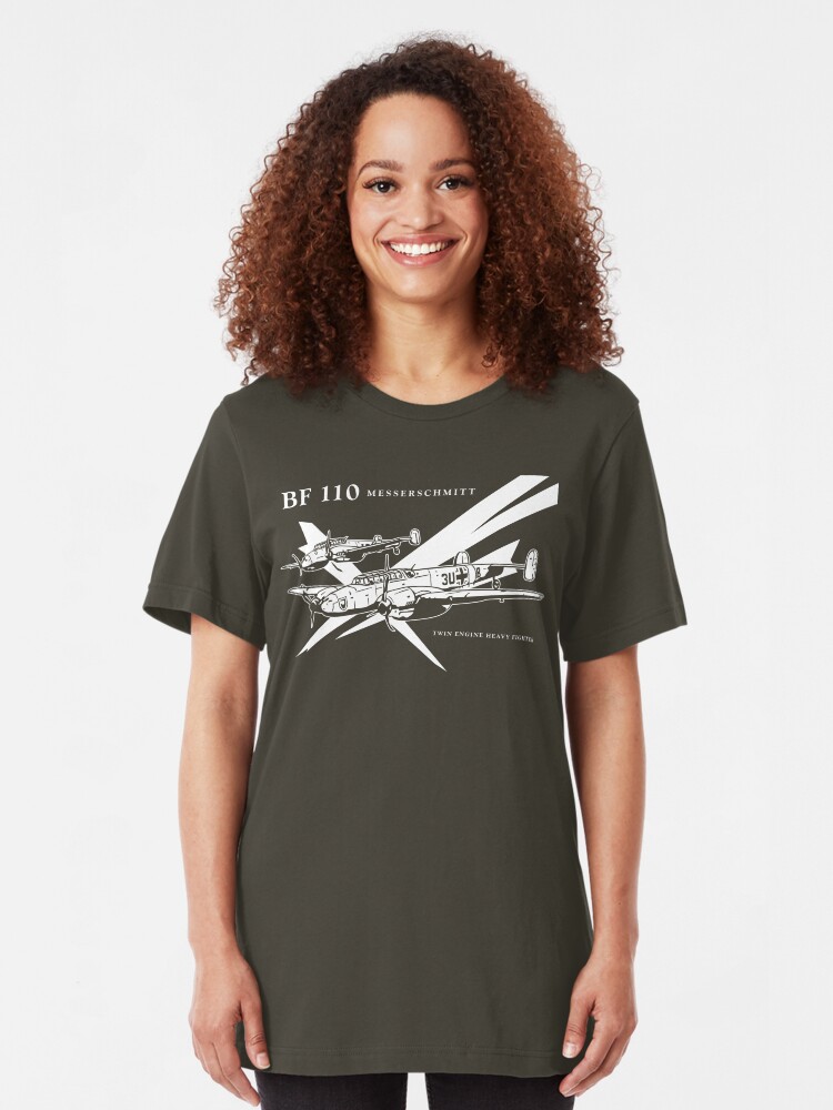 Alternate view of Messerschmitt BF 110 Slim Fit T-Shirt