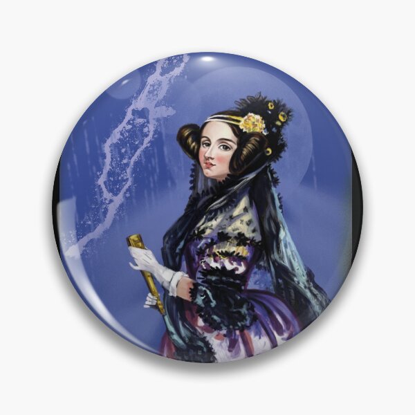 Item preview, Ada Lovelace Portrait Female Coder Programmer Scientist  designed and sold by design880.