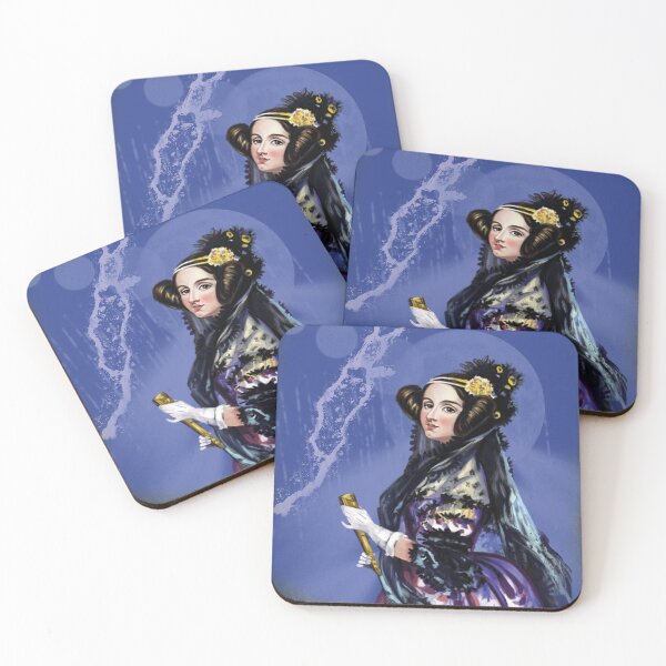 Item preview, Ada Lovelace Portrait Female Coder Programmer Scientist  designed and sold by design880.