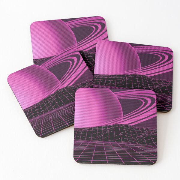 Item preview, Retrowave Grid Scene: Pink designed and sold by SapphireTitan.