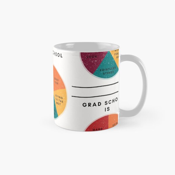 Item preview, Graph of Graduate School- Funny Office Decor designed and sold by statsandcats.