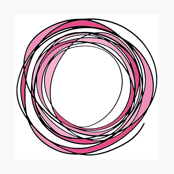 Item preview, Scribbles Pink designed and sold by first-draft.