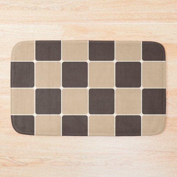 Item preview, Brown and Cream Squares Pattern designed and sold by urbnbodga.